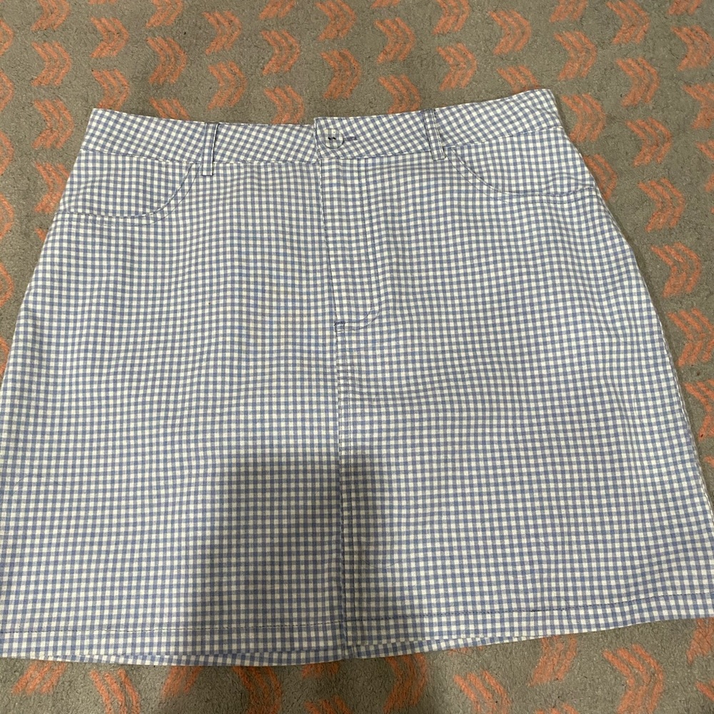🌸 Forever 21 Women’s Blue and White Skirt 🌸